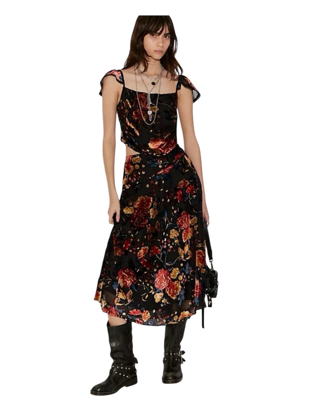 Free people Electra Heart Midi Skirt Set $228